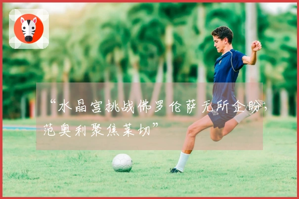 “水晶宫挑战佛罗伦萨无所企盼，范奥利聚焦莱切”